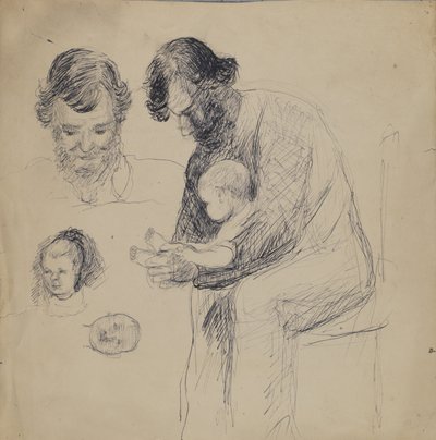 Studies of Man, Child, and Infant by Unidentified