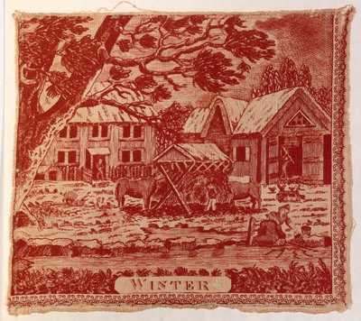 Textile Fragment: The Four Seasons by Unidentified