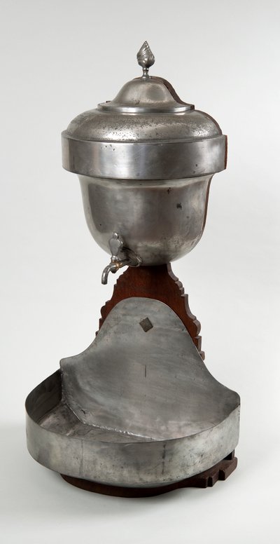 Wall Cistern with Basin by Unidentified Maker