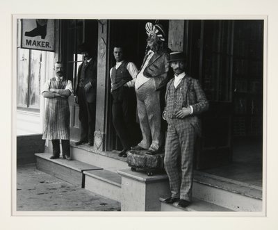 At the Bootshop, Columbia, CA by Unknown