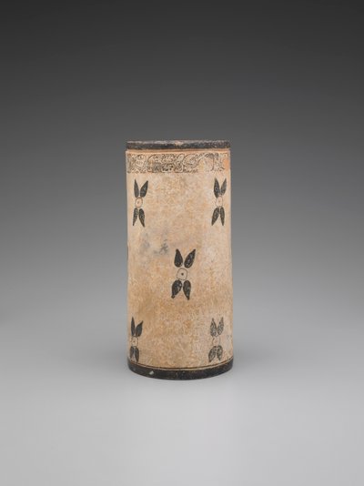 Cacao Vessel with Floral Design by Unknown