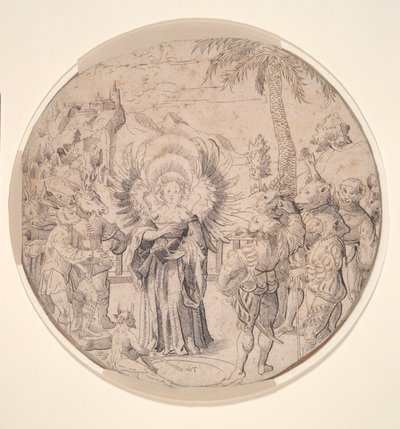 Circe Transforming the Men of Ulysses into Animals by Unknown