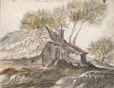 Cottage (recto); Shed (verso) by Unknown