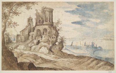 Imaginary Landscape with the Temple of Sibylla, Tivoli by Unknown