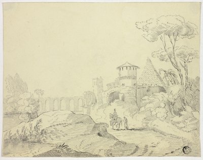 Outside of Porta Metella, Rome by Unknown