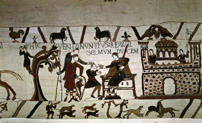 A Messenger to Duke Guillaume (1027 - 1087) - Bayeux Tapestry by Unknown artist