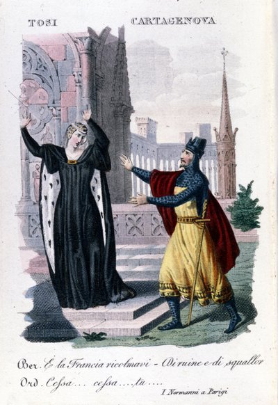 Adelaide Tosi and Orazio Cartagenova in 