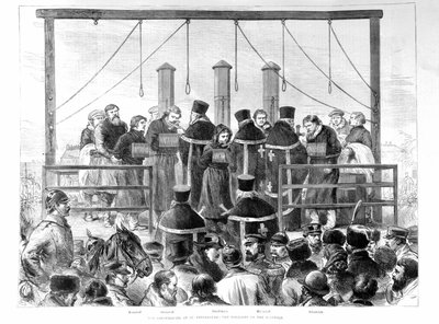 After the Attack on Alexander II, the Arrested Nihilists are Hanged by Unknown artist