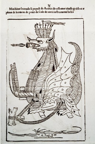 Art of War: Study on Military Machinery by Unknown artist