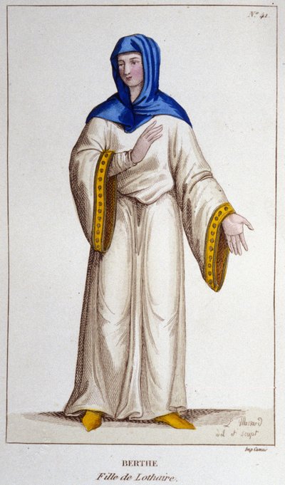 Berthe, daughter of Lotharia II, King of Lotharingia by Unknown artist