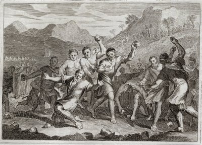 Bible of Royaumont, Old Testament: Blasphemer Stoned by Unknown artist