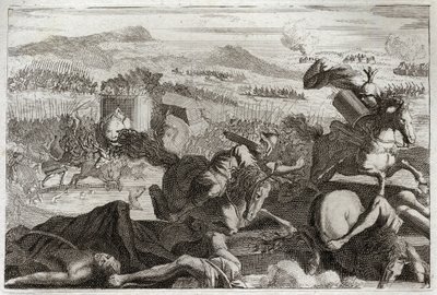 Bible of Royaumont, Old Testament: Death of Judas (illustration from 1811) by Unknown artist