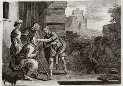 Tobit Recovers Sight by Unknown artist
