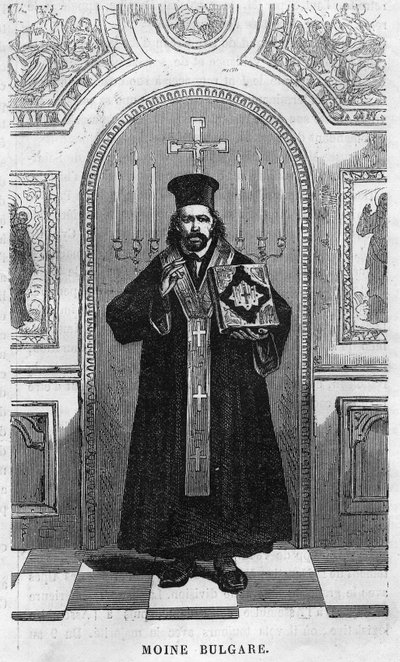 Bulgarian monk in 1869. by Unknown artist