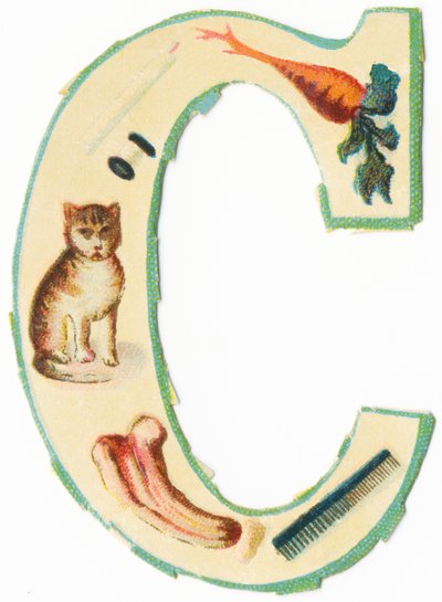 C: Coral, Carrot, Candle, Cotton, Cat, Colocynth, Comb by Unknown artist