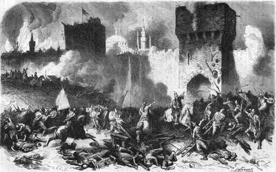 Capture of Constantinople by Mohamet II on 29 May 1453 by Unknown artist