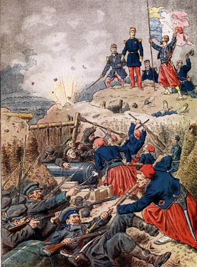 Capture of Malakoff by the division of Mac Mahon on September 8 by Unknown artist