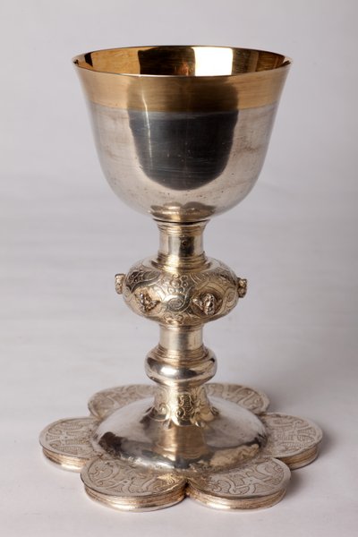 Chalice of Chaplain Georges Coquere. Metalsmithing, Gold and Silver by Unknown artist