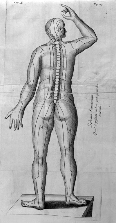 De Acupunctura by W. Ten Rhijne. London 1683. First Western text dealing with Acupuncture by Unknown artist