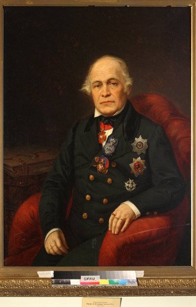 Portrait of Count Dmitry Nikolayevich Bludov (1785-1864) by Unknown artist