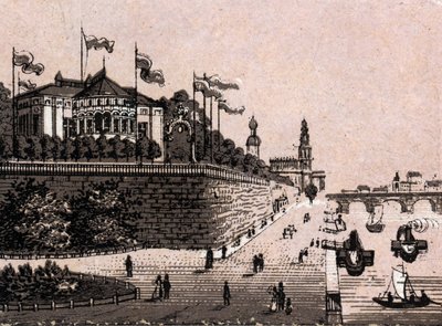 Dresden, Germany: view of the Belvedere. The world illustrates 168 views. Undated (late 19th century) by Unknown artist