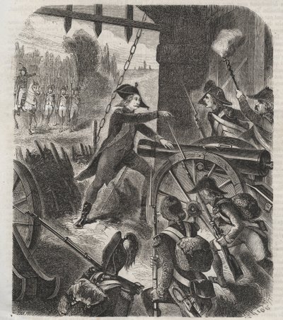 Heroic Act of Desilles - French Revolution: The Case of Nancy. On 31 August 1790, the Marquis de Bouille Launched a Repression Against the Soldiers of the Garrison of Nancy by Unknown artist