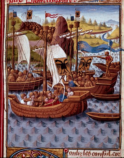 Enemies Arrive in Rome to Ask for Peace from the Romans by Unknown artist