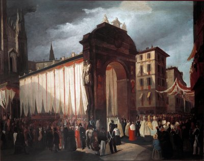 Entry of the New Archbishop of Milan on December 5th 1847 by Unknown artist