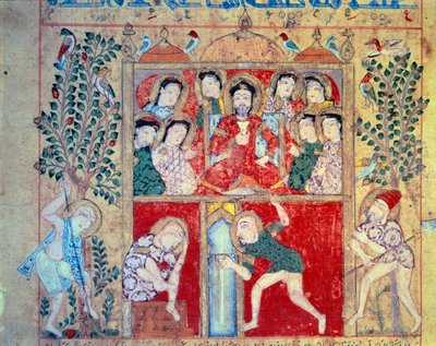 Favorite Guerison. Miniature from the Manuscript 