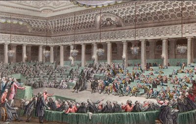 French revolution - The National Assembly Renounces all Privileges, 4th August 1789, engraved by Helman by Unknown artist