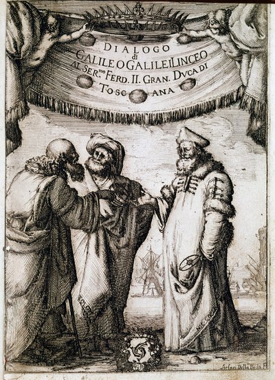 Frontispiece of Dialogue on the Two Great Systems of the World by Unknown artist