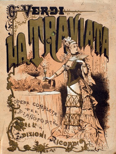Frontispiece of the Score of the Opera 