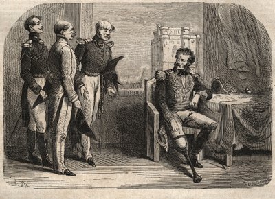 General Daumesnil Refusing to Surrender the Chateau de Vincennes by Unknown artist