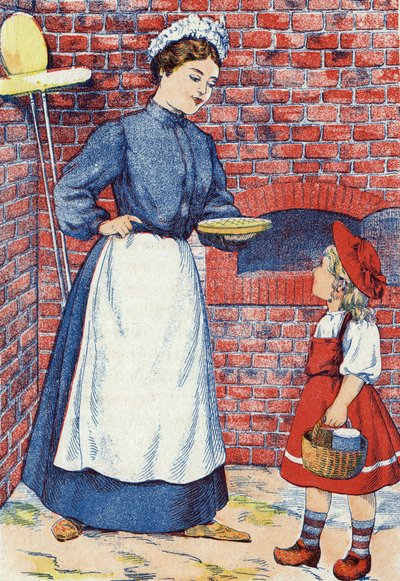 Go Take That Cake and That Pot of Butter to Your Grandmother. Illustration for 