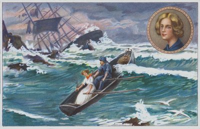 Grace Darling Rows Out with Her Father to Rescue Survivors of the Shipwrecked Vessel, the 