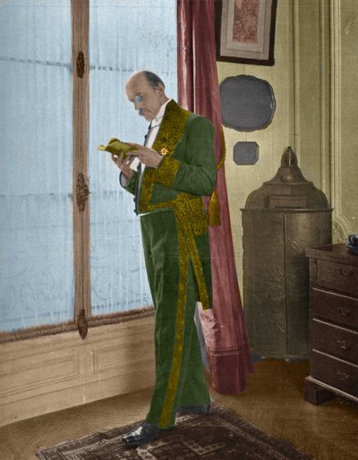 Henri de Regnier (1864-1936), French writer at home before going to the academy by Unknown artist