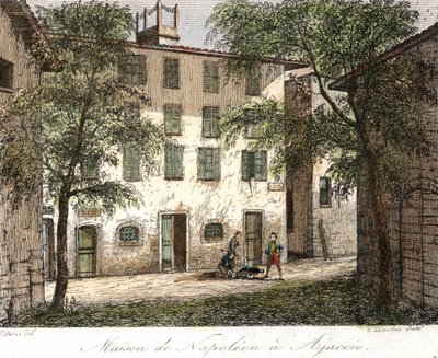 House of Napoleon in Ajaccio by Unknown artist