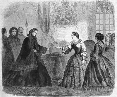 Interview of Empress Eugenie and Queen Victoria at Windsor Castle on December 3 by Unknown artist