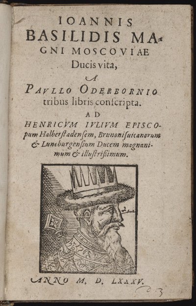 Ivan the Terrible - Title page of 