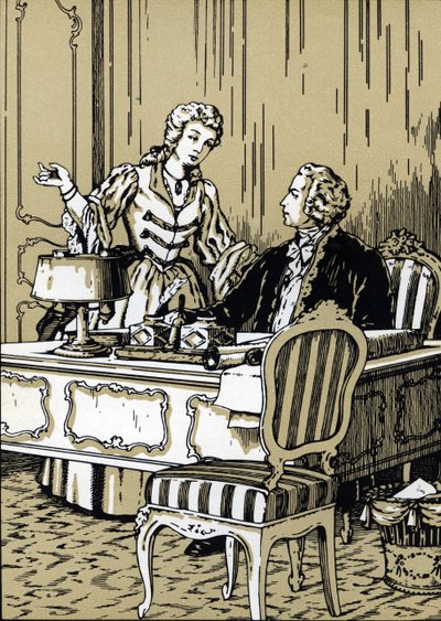 Joseph Francois Dupleix, Military and Governor General of the French Establishments of India and His Wife Jeanne by Unknown Artist