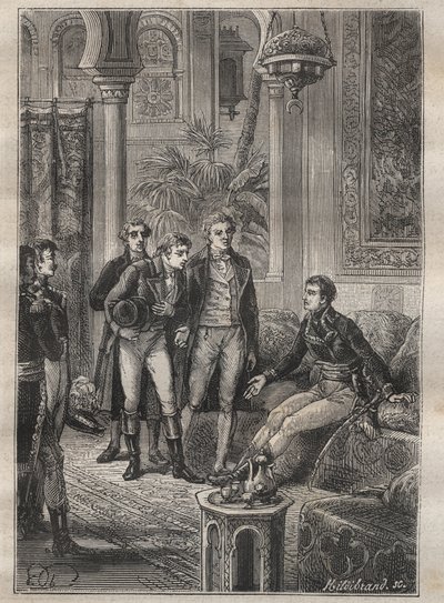 Journey by Frederic Conrad Hornemann to Fezzan: Hornemann is welcomed by Bonaparte in Cairo by Unknown artist