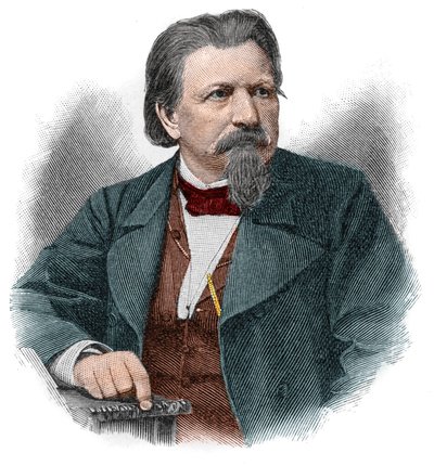 Karl Ferdinand Gutzkow (1811-1878), German writer, playwright and journalist. by Unknown artist