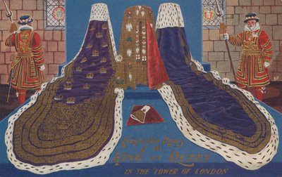 King Edward VII Coronation Robes by Unknown Artist