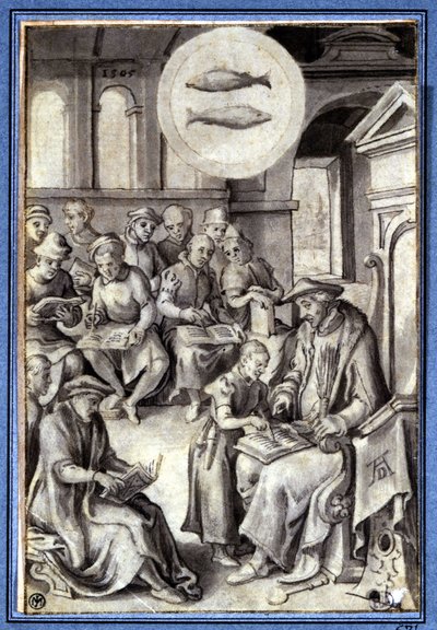 The School - Anonymous document by Unknown artist