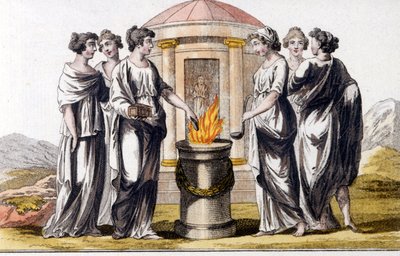 Les Vestales (Engraving from the Beginning of the 19th Century) by Unknown artist