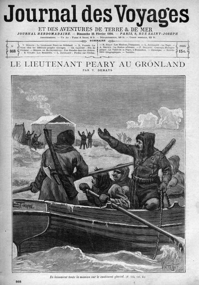 Lieutenant Robert Edwin Peary in Greenland - Lieutenant Robert Edwin Peary (1856-1920) in Greenland - cover of 