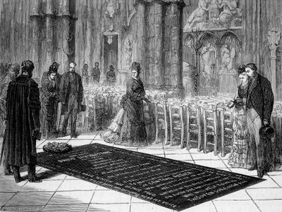 Livingstone Tomb in Westminster Abbey - 