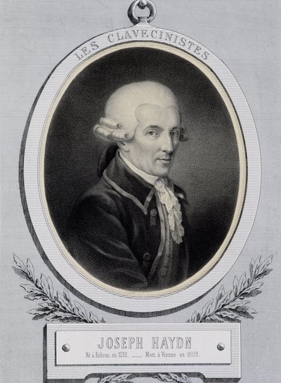 Locket Portrait of Musician Franz Joseph Haydn (1732-1809) by Unknown artist