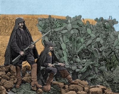 Mafia (Cosa Nostra) in Sicily: picciotti young members of the mafia, late 19th century by Unknown artist