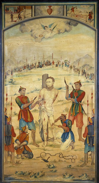 Martyrdom of Blessed Marchand Cochinchine by Unknown artist